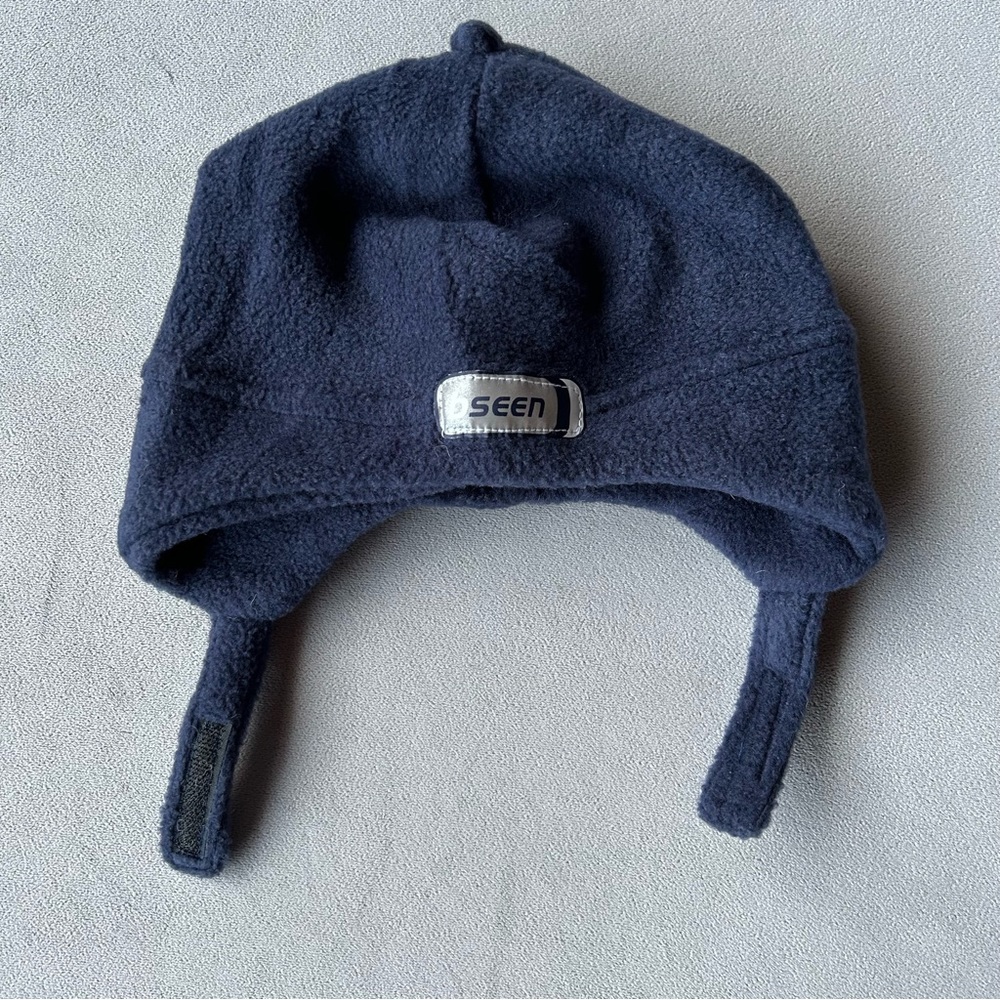 3 for $25 ~ Please Mum ~ Fleece Toque ~ Kids XS ~ Blue ~ Brand New!